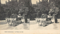 Jardin d'Acclimatation - La Voiture aux Anes à Neuilly-sur-Seine