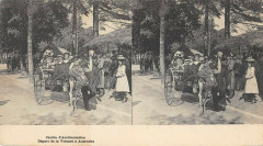 Jardin d'Acclimatation - Départ de la Voiture à Autruche à Neuilly-sur-Seine