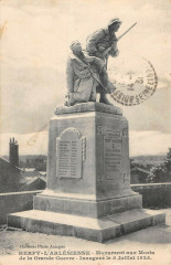 Herpy L'Arlesienne Monument Aux Morts -
													08 Ardennes
												