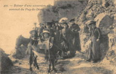 Retour D'Une Excursion Au Sommet Du Puy De Dome