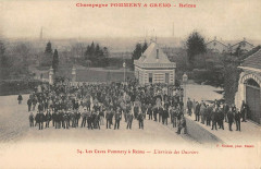 Reims Pommery Greno Les Caves Pommery Reims Arrivee Des Ouvriers à Reims
