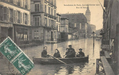 Paris XIIe Inondation De Paris 1910 Rue De Bercy à Paris 12e