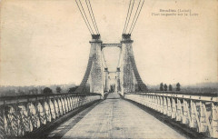 Beaulieu Pont Suspendu Sur La Loire
