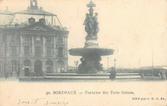 Bordeaux Fontaine Des Trois Graces à Bordeaux