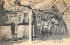 Saint Eloy Le Roulage Au Fond De La Mine