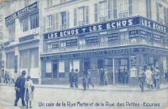 Paris Xe Un Coin De La Rue Martel Et De La Rue Des Petites Ecuries à Paris 10e