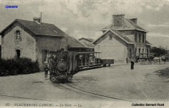 Plouharnel-Carnac (Morbihan) - La Gare et le Chemin de fer à voie étroite (Editeur Ll - Collection Bernard Rozé)