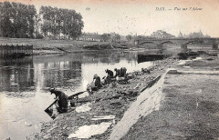 Dax (Landes) - Adour - quai des laveurs 2