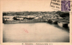 Dax (Landes) - Pont et vue sur le Sablar 5 -
													33 Gironde
												