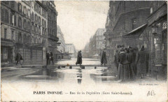 Paris Rue de la Pepiniere Gare Saint-Lazare Inondations 1910 -
																					75000 Paris
																			