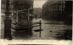 Paris Autour de la Gare Saint-Lazare Inondations 1910 -
																					75000 Paris
																			