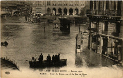 Paris Cour de Rome vue de la Rue de Rome Inondations 1910 -
																					75000 Paris
																			