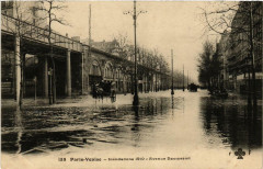 Paris Avenue DauMESNIL Inondations 1910 à Paris