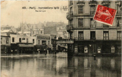 Paris Rue de Lyon Inondations 1910 à Paris