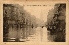La Crue du 28 Janvier 1910 - Rue de Lyon à Paris 12e