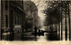 Paris Avenue Montagine Inondations 1910 -
																					75000 Paris
																			