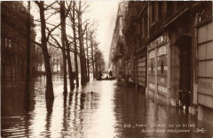 Paris Boulevard Haussmann Inondations 1910 à Paris