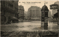 Paris Un lac Intérieur rue de Rome Inondations 1910 -
																					75000 Paris
																			