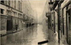 Paris Rue Saint-Andre-des-Arts Inondations 1910 -
																					75000 Paris
																			