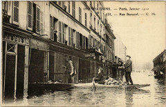 Paris 7e - Inondations - Rue Surcouf  à Paris