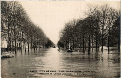 Paris Avenue Montaigne Inondations 1910 à Paris