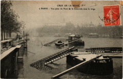 Paris vue prise du Pont de la Concorde Inondations 1910 -
																					75000 Paris
																			