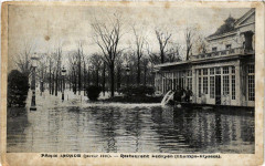 Paris Restaurant Ledoyen Champs Elysées Inondations 1910 à Paris