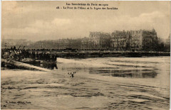 Paris Le Pont de l'Alma et la Ligne des Invalides Inondations 1910 -
																					75000 Paris
																			