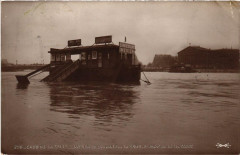 Paris La Seine au Pont de la Concorde Inondations 1910 à Paris