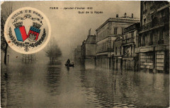 Paris Quai de la Rapée Inondations 1910 -
																					75000 Paris
																			