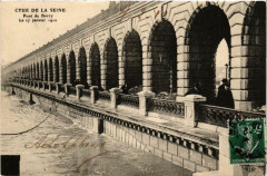 Paris Pont de Bercy Inondations 1910 à Paris