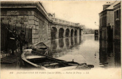 Paris Station de Passy Inondations 1910 à Paris