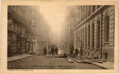 Paris Rue du Bac. Inondations 1910 à Paris