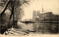 Paris N.-D. Inondations 1910 à Paris