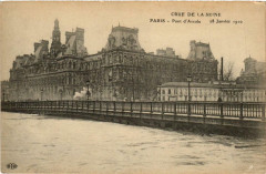 Paris Pont d'Arcole Inondations 1910 -
																					75000 Paris
																			