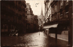 Paris Place Maubert Inondations 1910 à Paris