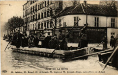 Paris Fallieres Briand Millerand Lepine Inondations 1910 à Paris