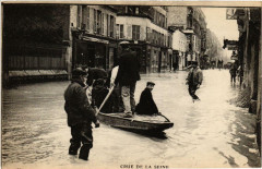 Paris dans une rue Inondations 1910 -
																					75000 Paris
																			