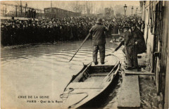 Paris Quai de la Rapée Inondations 1910 à Paris
