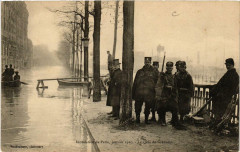 Inondations de Paris, Janvier 1910 - Le Quai de Grenelle à Paris 15e
