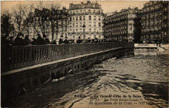 Paris Le Pont Saint-Louis Inondations 1910 à Paris