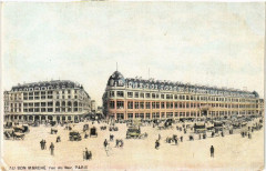 Carte postale ancienne Au Bon Marché - Rue du Bac
                                                                     à Paris 6e
                                