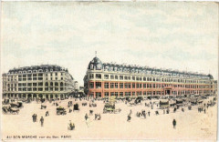 Carte postale ancienne Au Bon Marché - Rue du Bac
                                                                     à Paris 6e
                                
