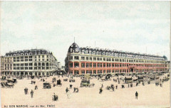 Carte postale ancienne Au Bon Marché - Rue du Bac
                                                                     à Paris 6e
                                