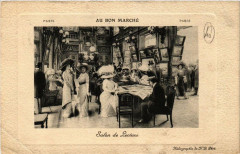 Carte postale ancienne Paris 7e Au Bon Marché Salon de Lecture
                                                                     à Paris 7e
                                