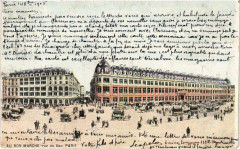 Carte postale ancienne Au Bon Marché - Rue du Bac
                                                                     à Paris 6e
                                