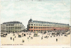Carte postale ancienne Au Bon Marché - Rue du Bac
                                                                     à Paris 6e
                                