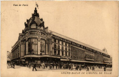 Carte postale ancienne Paris 4e Grand Bazar de l'Hotel de Ville
                                                                     à Paris 4e
                                