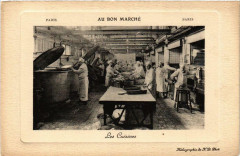 Carte postale ancienne Paris 7e Au Bon Marché Les Cuisines
                                                                     à Paris 7e
                                