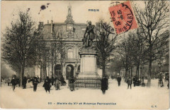 Paris 11e - Mairie dz XIe et Avenue Parmentier à Paris 11e